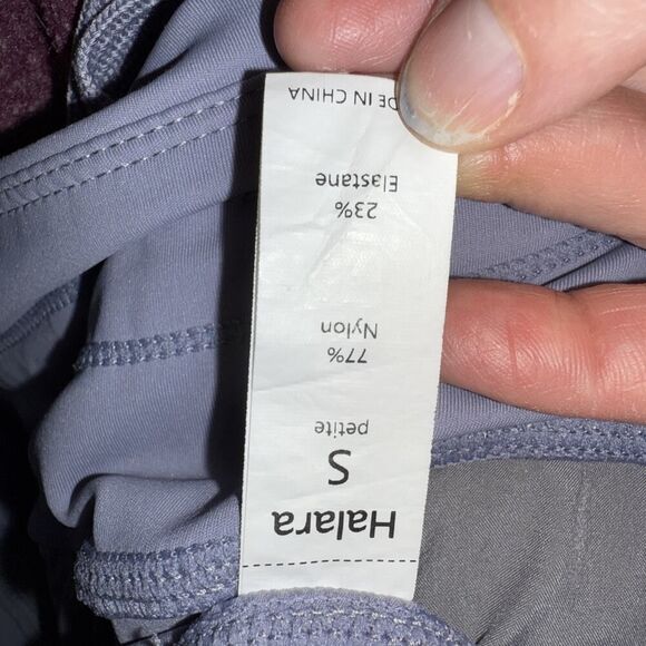 Halara Airy Softlyzero High Waist Drawstring Pocket BlueGray JoggersPants S Pet - Picture 8 of 16